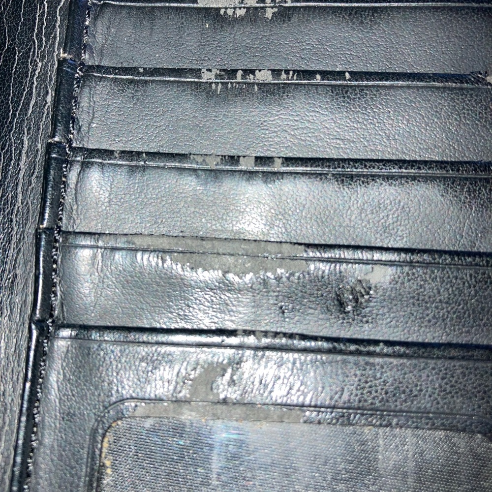 Coach Black Leather Wallet with Gold Hardware - Picture 4 of 6